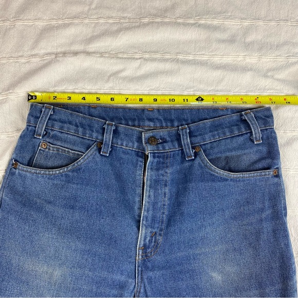 VTG 80s Levi's 509 Jeans Orange Tab Men's Size 34x30 Made In USA Straight Leg - Picture 11 of 14